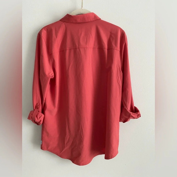 EDDIE Bauer Classic Fit Button Down  Shirt Hiking Camping Size S - Picture 4 of 12